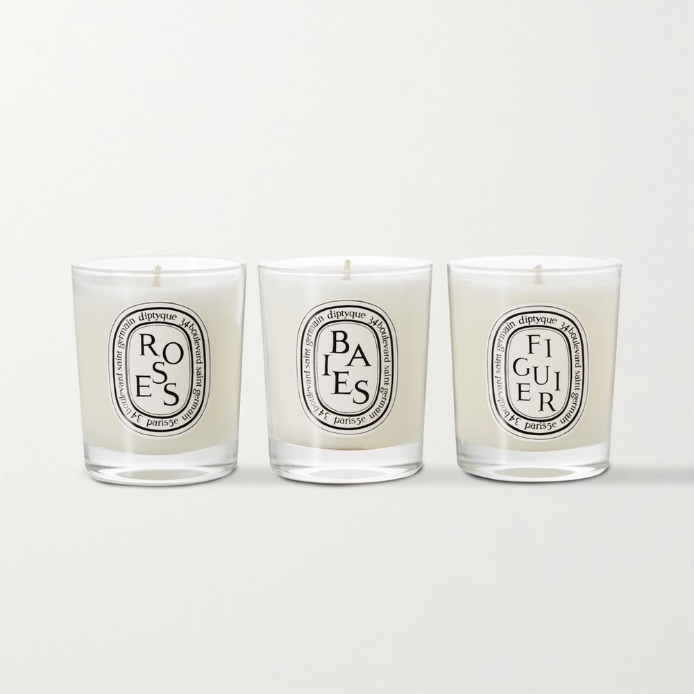 NEW DIPTYQUE Set of 3 candles x 70g
